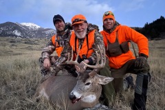 Bruce Carlson with sons Eric and Shawn Carlson / Velva, ND